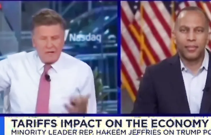 CNBC host Joe Kernan leaves Hakeem Jeffries speechless