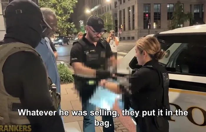 Karen goes crazy on federal agents after they removed a drug dealer