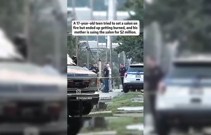 Arson fail! Guy lights himself on fire trying to burn down a salon