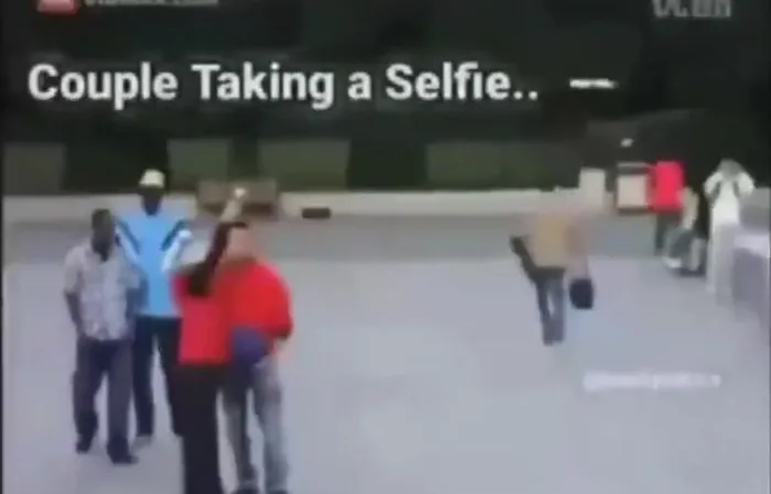 Dude knocks out the whole gang