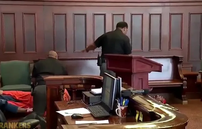 Brothers attacked their mom’s killer in court
