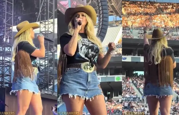 Country star Miranda Lambert's outfit