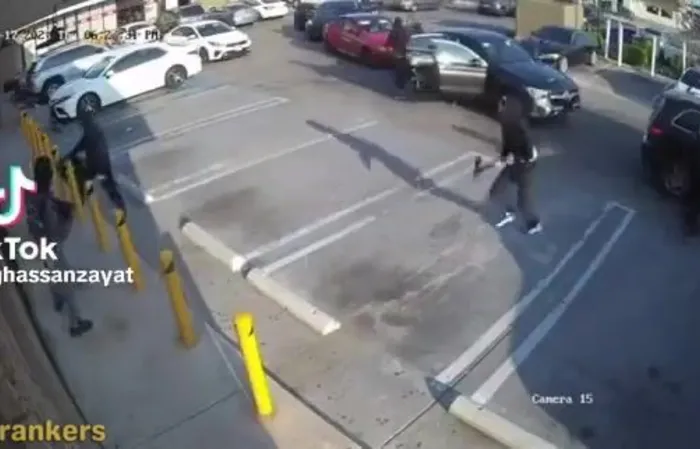 Five cars filled with cockroaches scatter after jewelry store owner opens fire