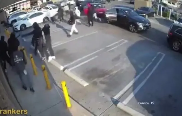 Five cars filled with cockroaches scatter after jewelry store owner opens fire