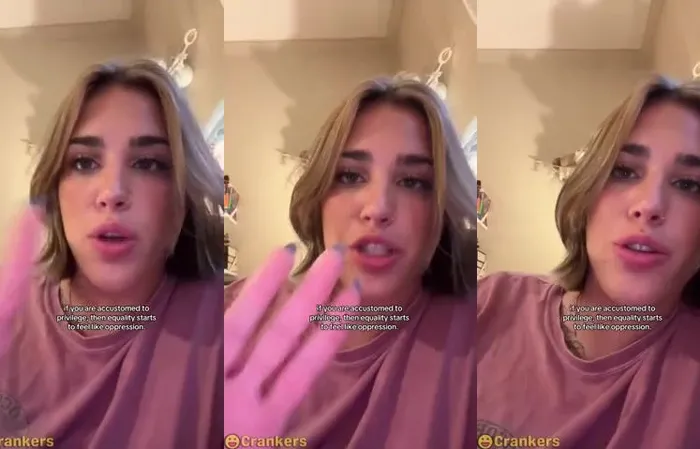 She really said: Equality starts to feel like oppression"