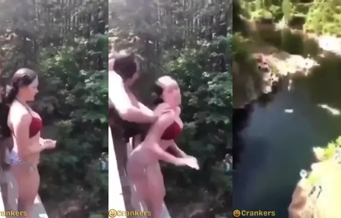 Girl went to jail after pushing her friend off a 60-foot bridge