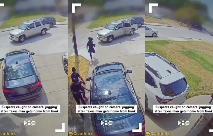 Thugs followed him home from the bank