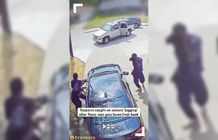 Thugs followed him home from the bank