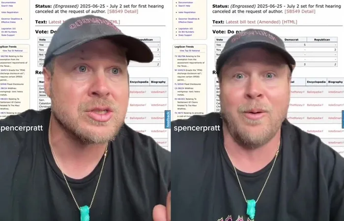 The Hills actor Spencer Pratt exposes CA Democrat's possible plan to screw homeowners