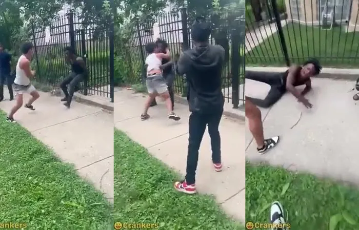 Dude knocks out opponent, fight ends the way it should