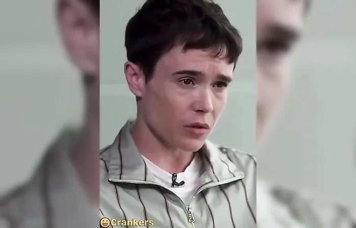 Elliot Page doesn't seem happy