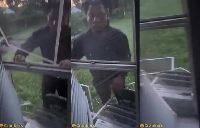 He tries breaking in, what do you do?