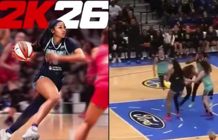 Queen of Me-Bounds Angel Reese can't hit a layup, but now she's on cover of NBA 2K26