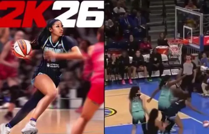 Queen of Me-Bounds Angel Reese can't hit a layup, but now she's on cover of NBA 2K26