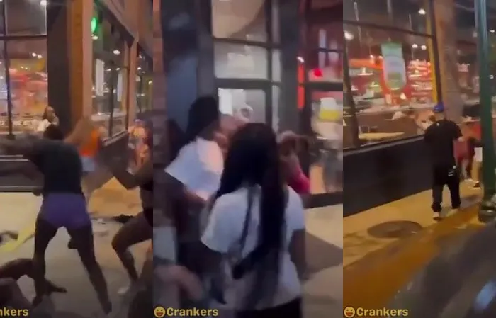 Who ya got? Police pepper spray vs angry women fighting