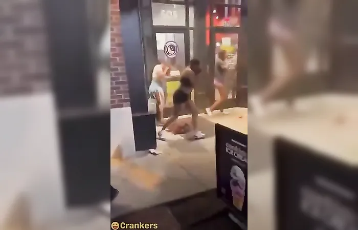 Who ya got? Police pepper spray vs angry women fighting