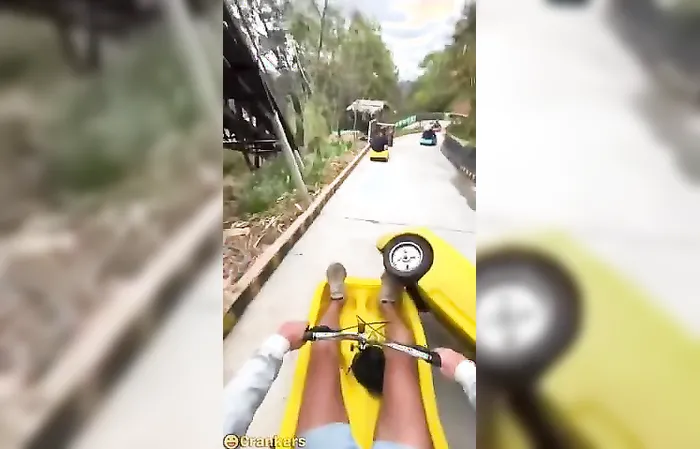 It's like Mario Cart for humans