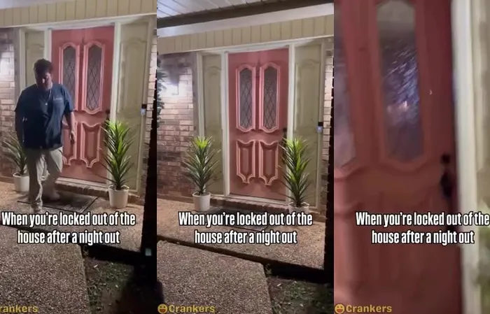 How to open a locked door from the outside?