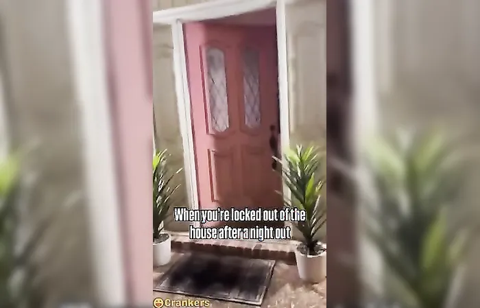 How to open a locked door from the outside?