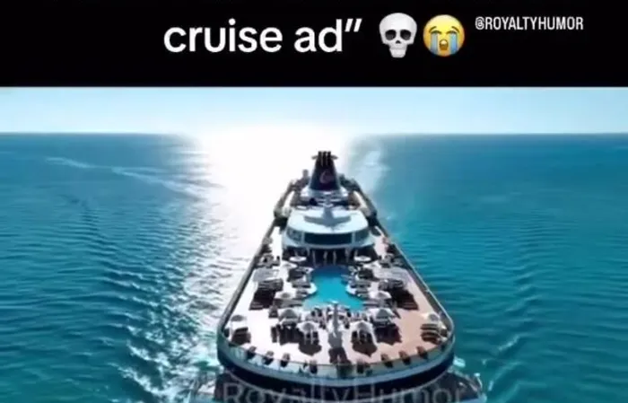 AI made inappropriate ad for cruise ships
