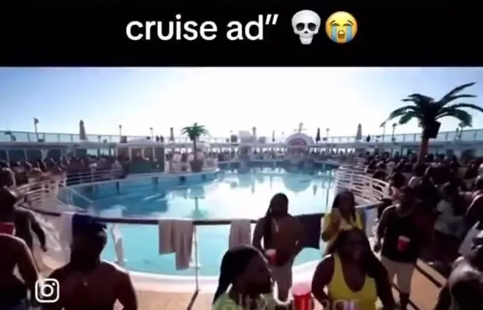 AI made inappropriate ad for cruise ships