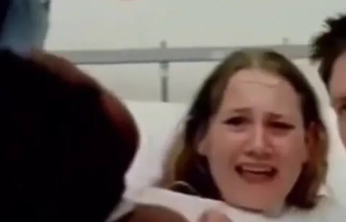 His face when the baby comes out