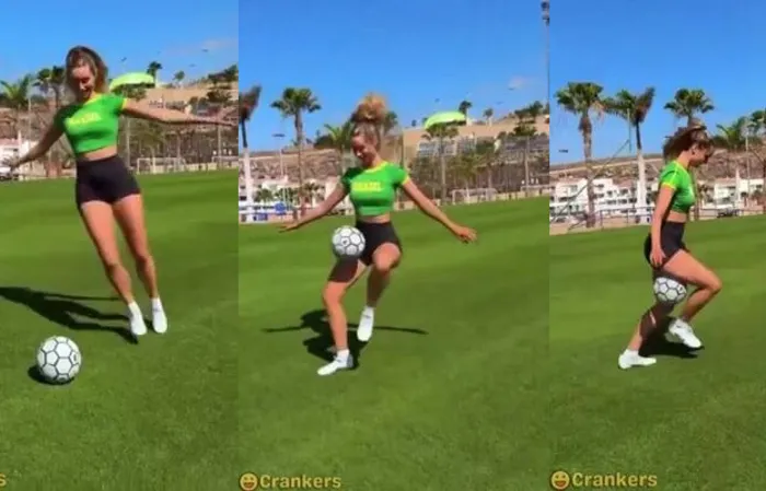 She's good with balls
