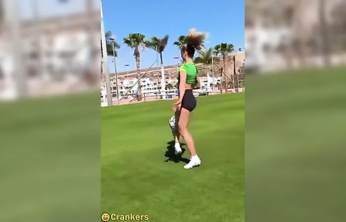 She's good with balls