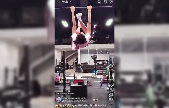 Gymnastic skills on display