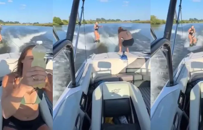 2 girls one boat