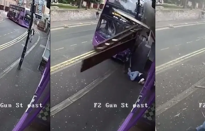 Hit by bus? No problem, walk back into the bar!