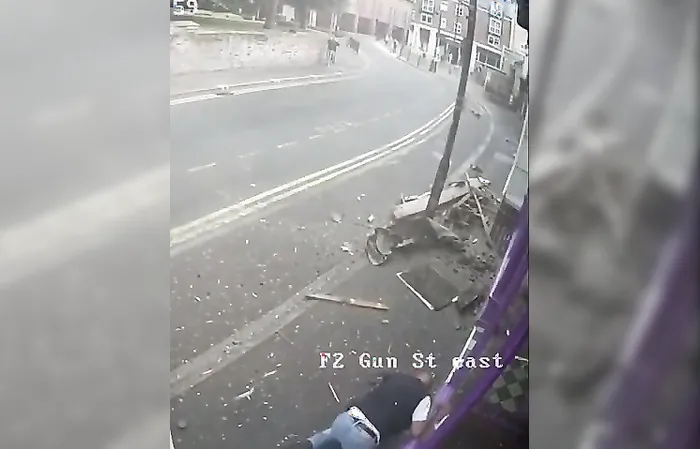 Hit by bus? No problem, walk back into the bar!