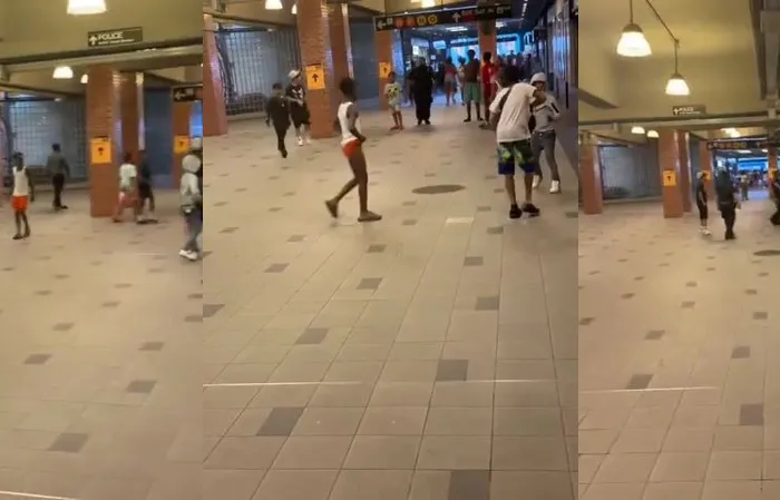Who ya got? Teen armed with knife vs cop with gun