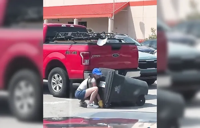 Sorority chick visits Home Depot
