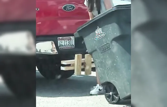 Sorority chick visits Home Depot
