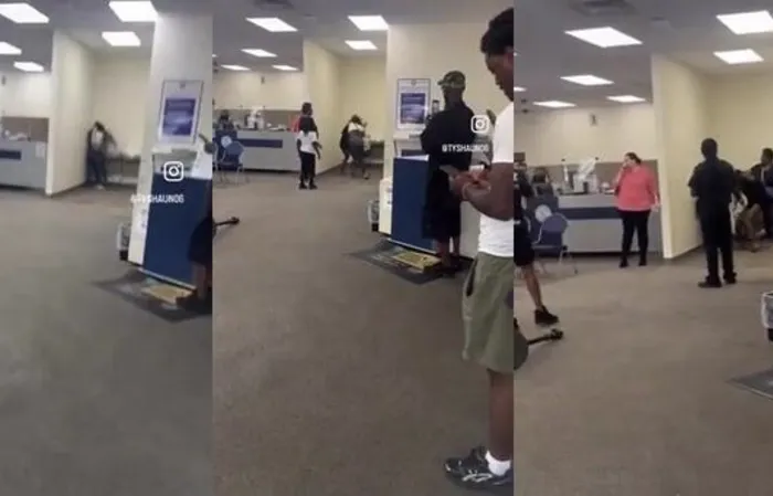 When lines are too long at DMV, so you start knocking people out