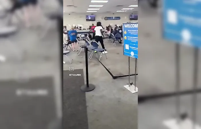When lines are too long at DMV, so you start knocking people out