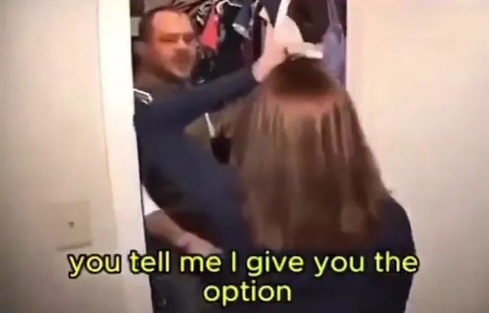 Cheating wife busted, goes CRAZY