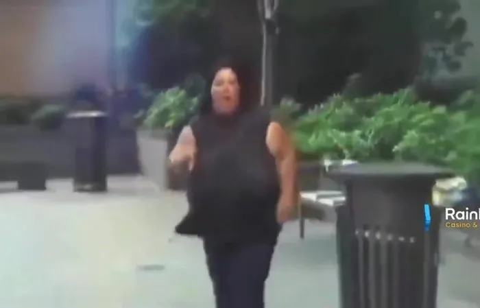 Karen tries to act tough