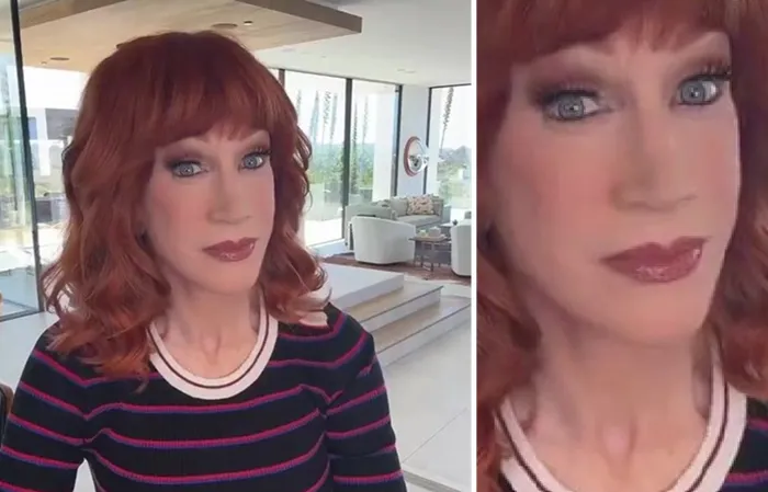 Kathy Griffin shares video of "beheaded Trump"