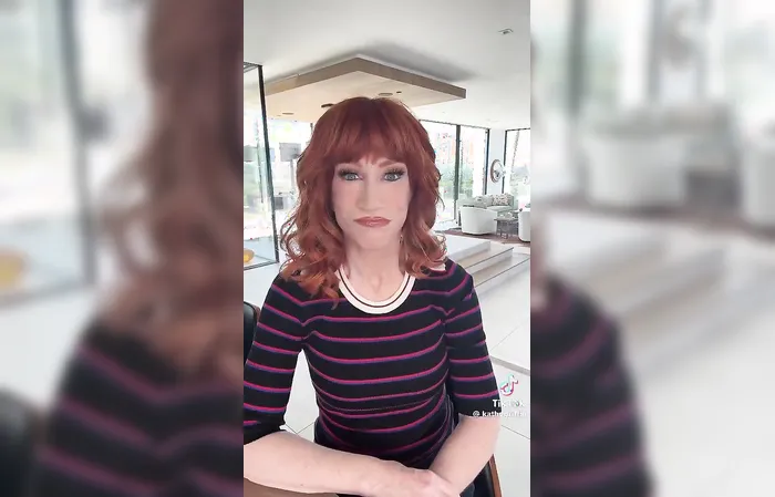 Kathy Griffin shares video of "beheaded Trump"