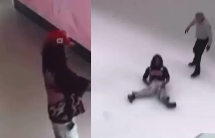 Guy robs store, jumps off second story, breaks both legs