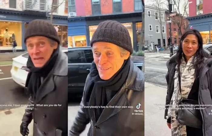Guy interviewed Willem Dafoe and didn't know it was him