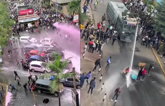 Do you support using water cannons on rioters?
