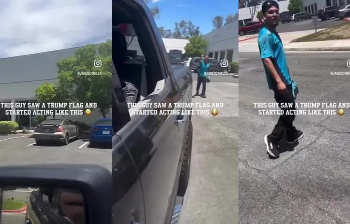 Amazon driver cusses out Trump supporter