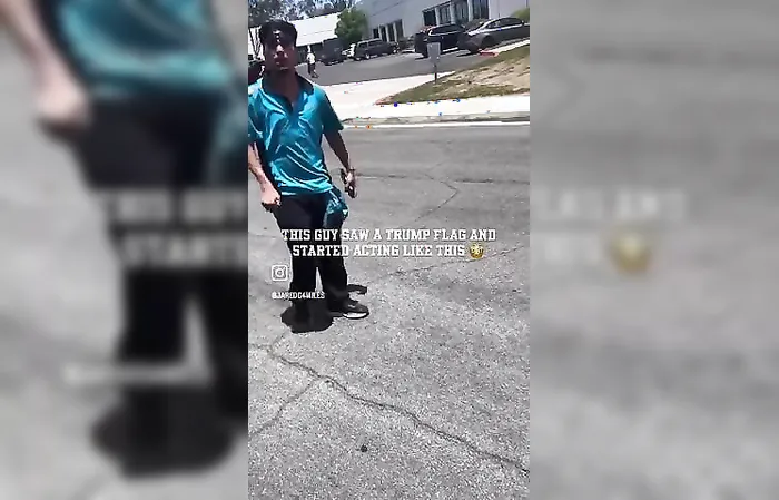 Amazon driver cusses out Trump supporter