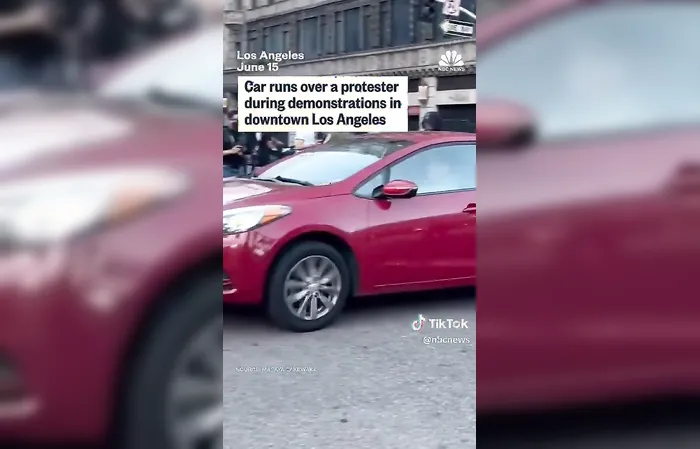 Is it self defense if you accidentally run over a protester?
