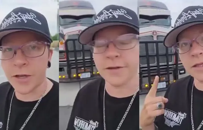 Truck Driver warns protesters not to FAFO
