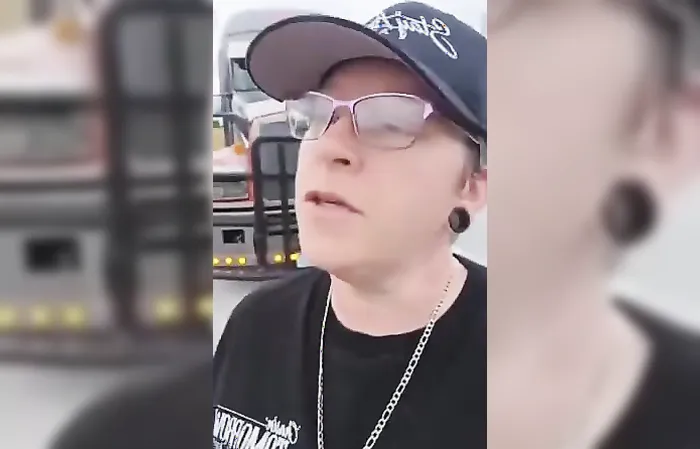 Truck Driver warns protesters not to FAFO