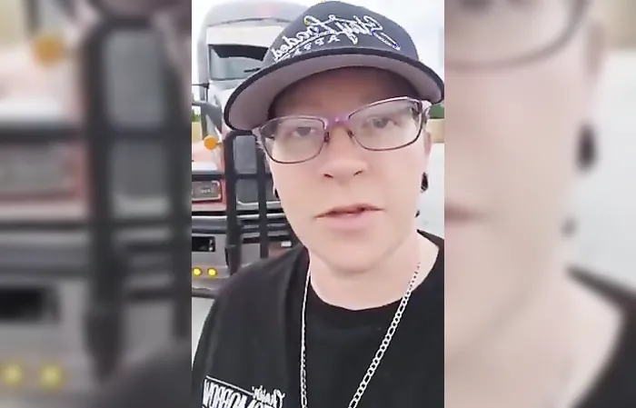 Truck Driver warns protesters not to FAFO
